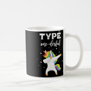 Taza De Café Tipo Maravilloso Dabbing Unicorn Diabetes Sensibil