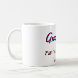 Taza De Café Tipo negrita simple graduación moderna elegante ma