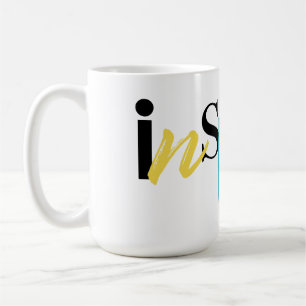 Taza De Café Tipografía alegre, creativa, moderna de Inspire
