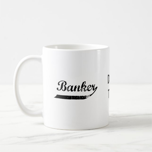 Taza De Café Tipografía bancaria (Izquierda)