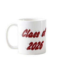 Tipografía burdeos de la promoción de 2026 graduac