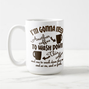 Taza De Café Tipografía cómica del cafeína de la lealtad del