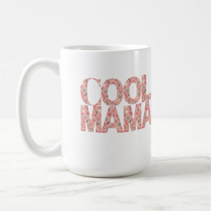 Taza De Café Tipografía Corazones de Cool Mama