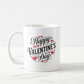 Taza De Café Tipografía de citas románticas día de San Valentín
