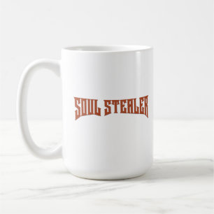 Taza De Café Tipografía de Heavy Metal Pelirroja Divertida Ladr