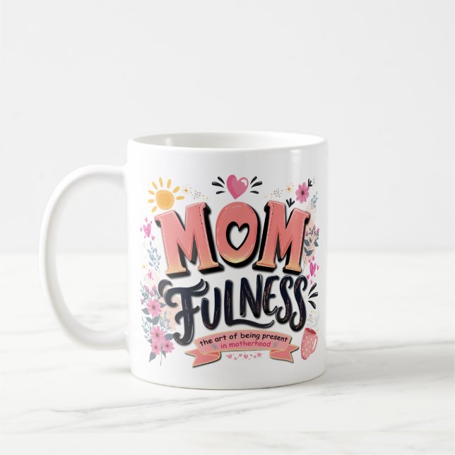 Taza De Café Tipografía de Madres Conscientes (Izquierda)