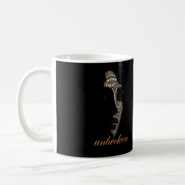 Taza De Café Tipografía de Mujer Indomable (Izquierda)