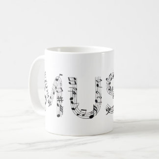 Taza De Café Tipografía de Música