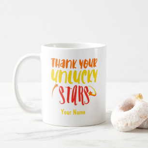 Taza De Café Tipografía de nombre personalizado Gracioso café s
