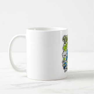 Taza De Café Tipografía de Pickleball Dink Hard Laugh Harder