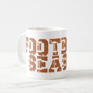 Taza De Café Tipografía de temporada de fútbol