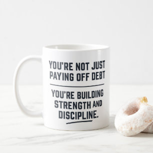 Taza De Café Tipografía de Viaje Financiero Motivacional Positi