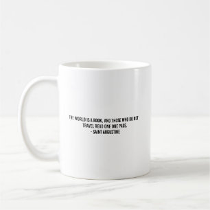 Taza De Café Tipografía de viaje por el mundo