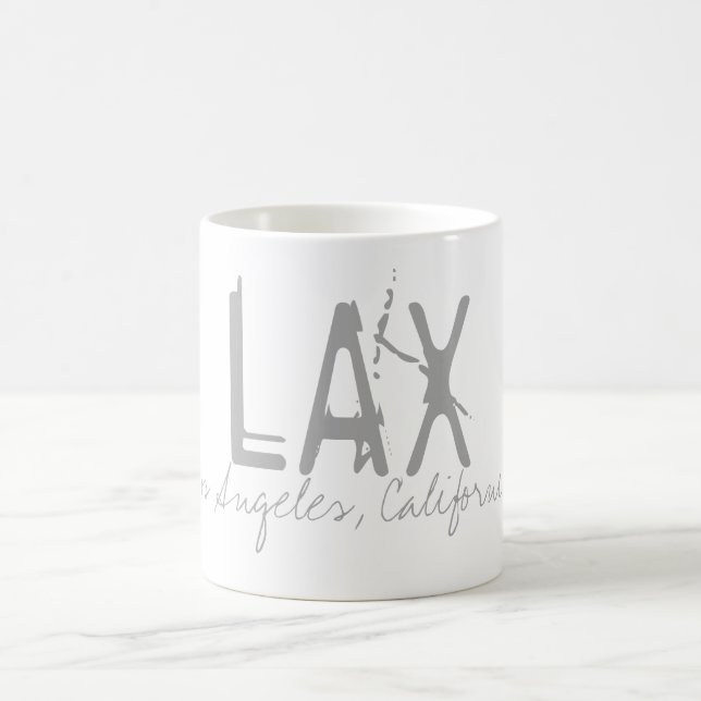 Taza De Café Tipografía del Aeropuerto LAX Los Angeles (Centro)