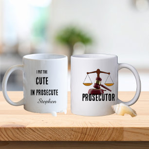 Taza De Café Tipografía divertida de abogado fiscal 