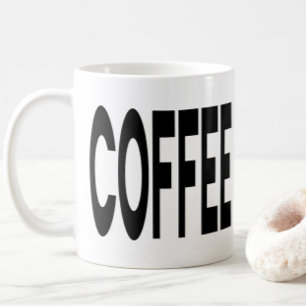 Taza De Café Tipografía DIVERTIDA de HUMOR de CAFÉ EN LLAMADA