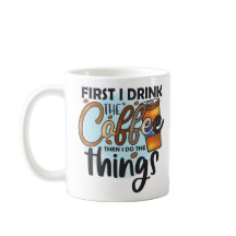 Tipografía divertida de la cita del café