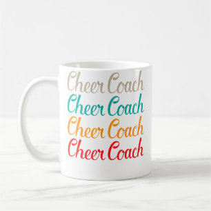 Taza De Café Tipografía Entrenador de Animación Para Compañía d
