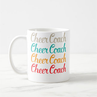 Taza De Café Tipografía Entrenador de Animación Para Compañía d