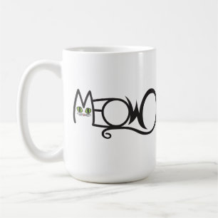 Taza De Café Tipografía Gato Maúlla