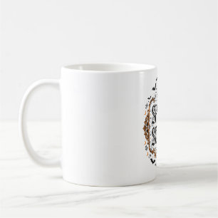 Taza De Café Tipografía gótica de Halloween de temporada espelu
