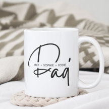 Tipografía minimalista de escritura de papá con no