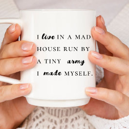 Taza De Café Tipografía moderna y divertida de moda