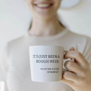 Taza De Café Tipografía moderna y divertida de moda