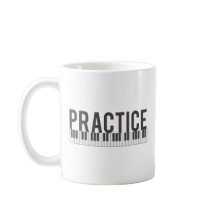 tipografía motivacional para practicar piano tecla