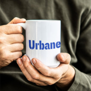 Taza De Café Tipografía Urbana Cool para un hombre encantador 