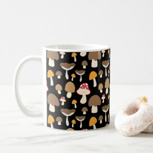 Taza De Café Tipos de Hongos Fungi Forrajeo Micología Micólogo