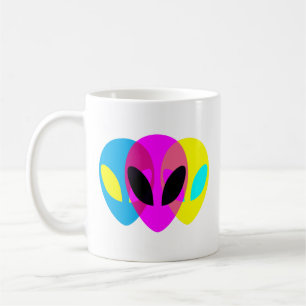 Taza De Café Típtico extraterrestre de cabeza alienígena