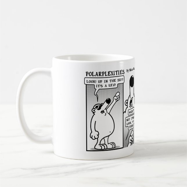 Taza De Café Tira de dibujo animado de Polarplexities (Izquierda)