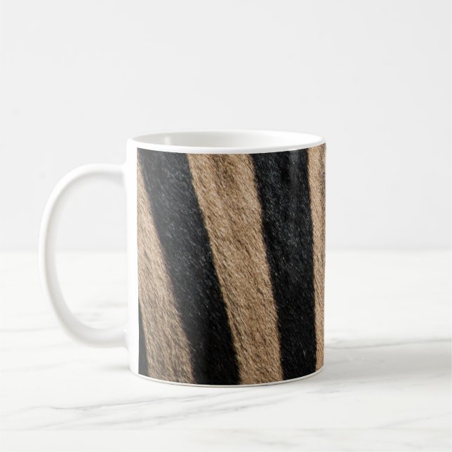 TAZA DE CAFÉ TIRA DE IMPRESIÓN ANIMAL DE ZEBRA (Izquierda)