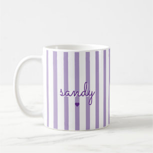 Taza De Café Tira de nombre personalizada nueva tía cumpleaños