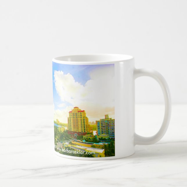 Taza De Café Tira la Florida del Fort Lauderdale de Barbara (Derecha)