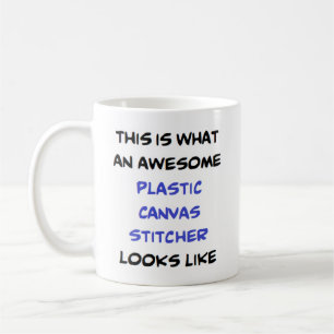 Taza De Café tirador de lona plástica, impresionante