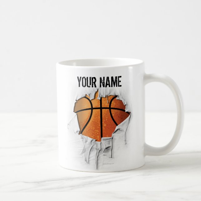 Taza De Café Tirar café de baloncesto (Derecha)