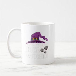 Taza De Café Tirar las brujas de los dados Noche de Bunco Hallo