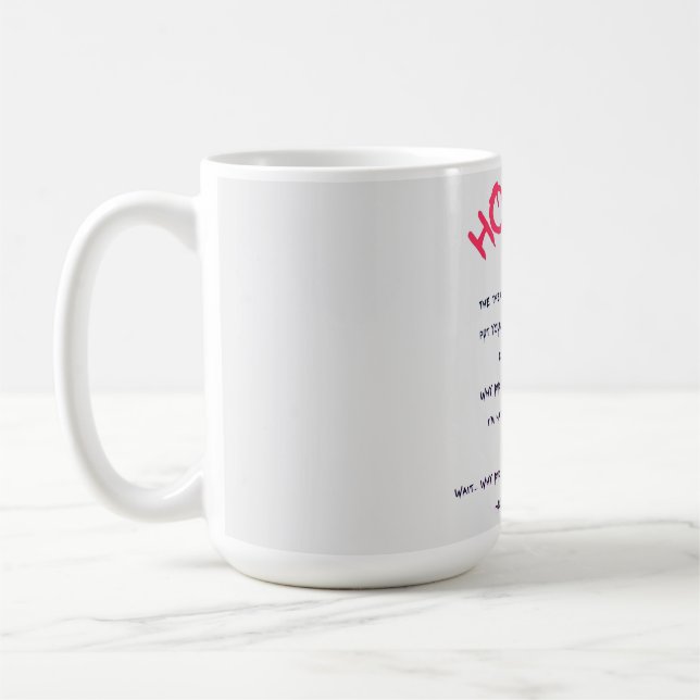Taza De Café Tiras de abrazo de Chica caliente (Izquierda)