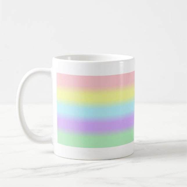 Taza De Café Tiras Pastel Mug (Izquierda)