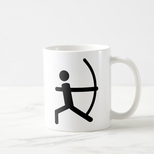 Taza De Café tiro al arco (Derecha)
