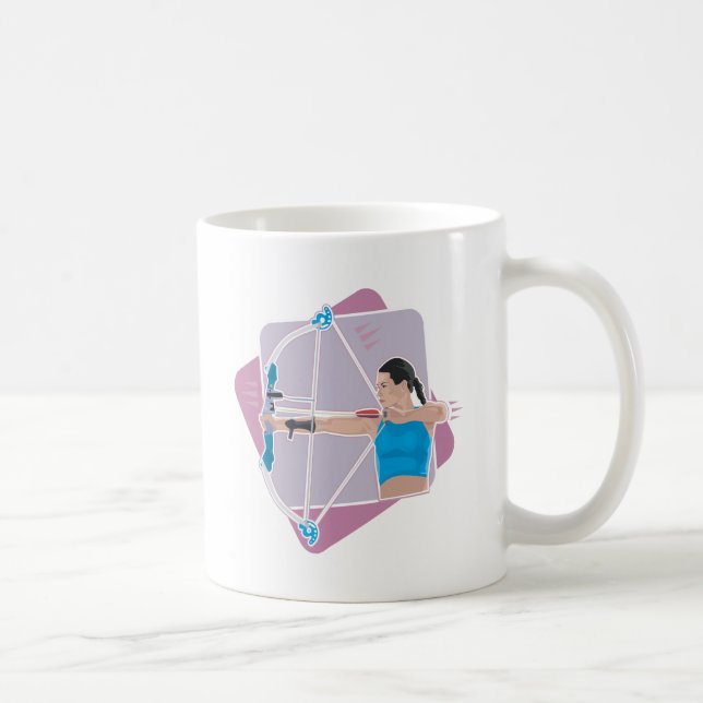 Taza De Café Tiro al arco para mujer (Derecha)