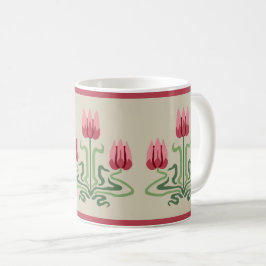 Taza De Café Tiro de tulipán rosado para café Mug