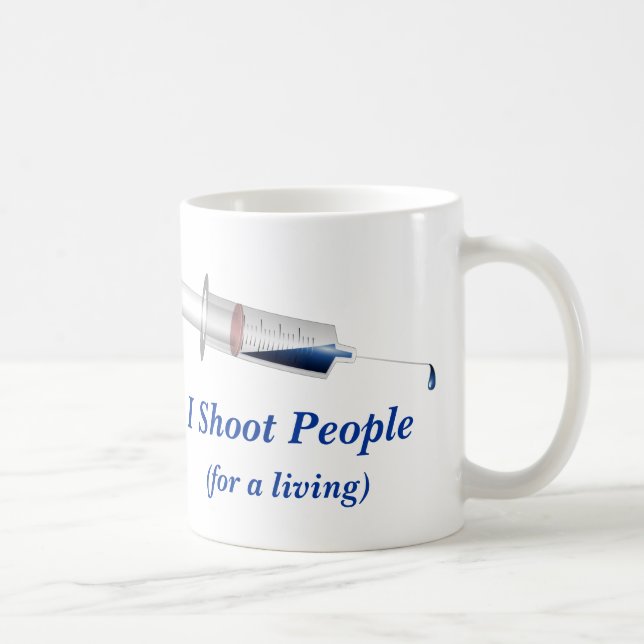 Taza De Café Tiro humor de la enfermera de la gente (Derecha)