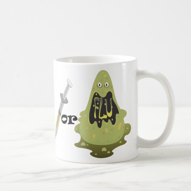 Taza De Café Tiro o gripe (Derecha)