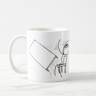 Taza De Café Tirón de la tabla que mueve de un tirón la cara