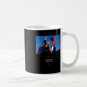 Taza De Café Tiroteo De Trump En 2024 En La Manifestación De Tr