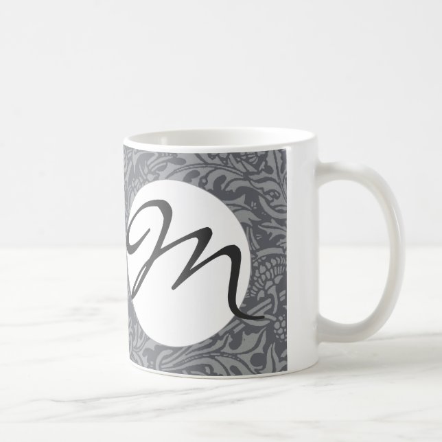 Taza De Café Tistle escocés Knot William Morris Style (Derecha)