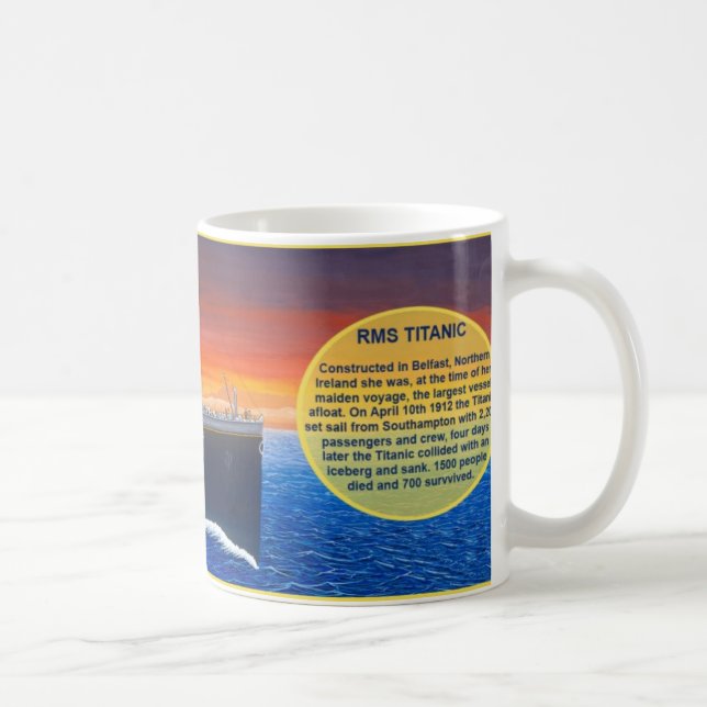 TAZA DE CAFÉ TITÁNICO (Derecha)